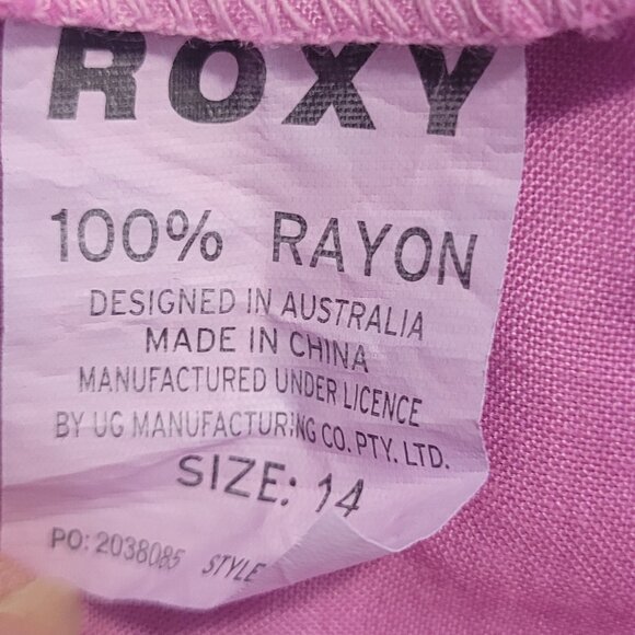 NWT Roxy Dip Dyed Halter Beach Cover Up Size 14 - Picture 12 of 13